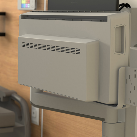 Ergotron CareFit Combo - CPU tray - under worksurface mountable - white - for P / N: 98-547-251, 98-578-251, 98-609-030 - 4