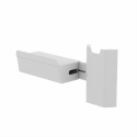 Ergotron - Mounting component (bracket, end caps, shelf, track cover, cord tray) - for printer - white - track mount - for P / N: 45-618-251, 45-619-251, 45-621-251, 45-622-251