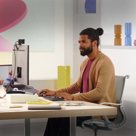 Logitech Master Series MX Master 3S for Mac - Mouse - ergonomic - optical - 7 buttons - wireless - Bluetooth, 2.4 GHz - Logitech Logi Bolt USB receiver - space grey - for Apple MacBook - 9