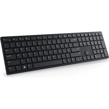 Dell KB500 - Keyboard - wireless - 2.4 GHz - QWERTY - US International - black - with 3 years Advanced Exchange Service - 1