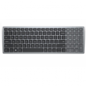 Dell Multi-Device KB740 - Keyboard - compact - wireless - 2.4 GHz, Bluetooth 5.0 - QWERTY - US International - titan grey - with 3 years Advanced Exchange Service