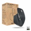Logitech Master Series MX Master 3S for Business - Mouse - ergonomic - right-handed - optical - 7 buttons - wireless - Bluetooth - Logitech Logi Bolt USB receiver - graphite