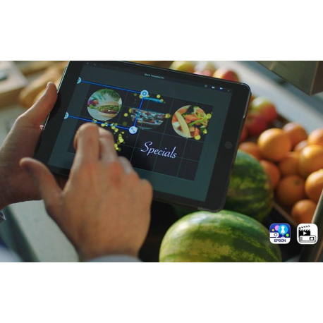 Epson EB-PU2010W - 3LCD projector - 10000 lumens (white) - 10000 lumens (colour) - WUXGA (1920 x 1200) - 16:10 - 1080p - LAN - white - 7