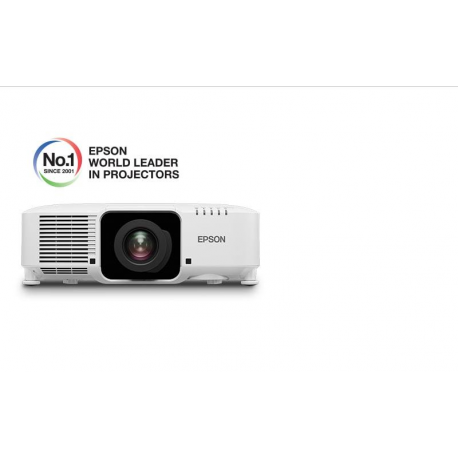 Epson EB-PU2010W - 3LCD projector - 10000 lumens (white) - 10000 lumens (colour) - WUXGA (1920 x 1200) - 16:10 - 1080p - LAN - white - 9