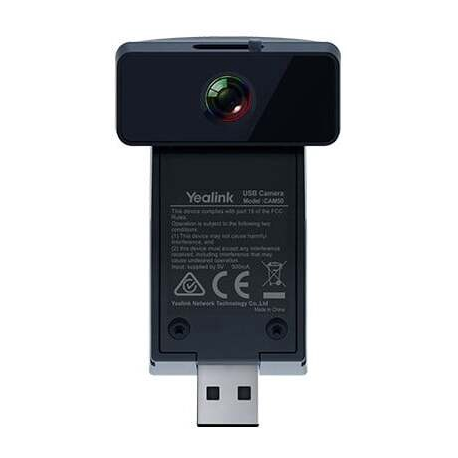 Yealink CAM50 - Conference camera - colour - 2 MP - 1280 x 720 - 720 / 30p - H.264, VP8 - DC 5 V - 0