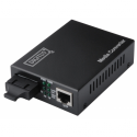 DIGITUS DN-82020-1 - Fibre media converter - 100Mb LAN - 10Base-T, 100Base-FX, 100Base-TX - RJ-45 / SC multi-mode - up to 2 km - 1310 nm