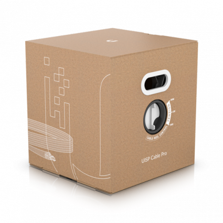 Ubiquiti UISP Cable Pro - Bulk cable - 305 m - 6 mm - STP - CAT 5e - outdoor, solid - black - 2