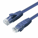 MicroConnect - Network cable - RJ-45 (M) to RJ-45 (M) - 30 cm - UTP - CAT 6 - halogen-free, stranded - blue