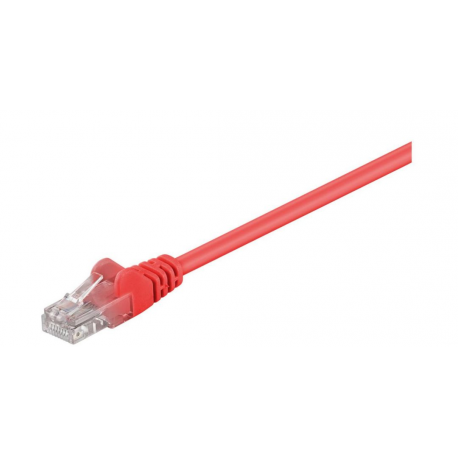 MicroConnect - Network cable - RJ-45 (M) to RJ-45 (M) - 15 m - UTP - CAT 5e - red - 0