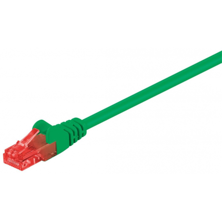 MicroConnect - Network cable - RJ-45 (M) to RJ-45 (M) - 1 m - UTP - CAT 6 - green - 0