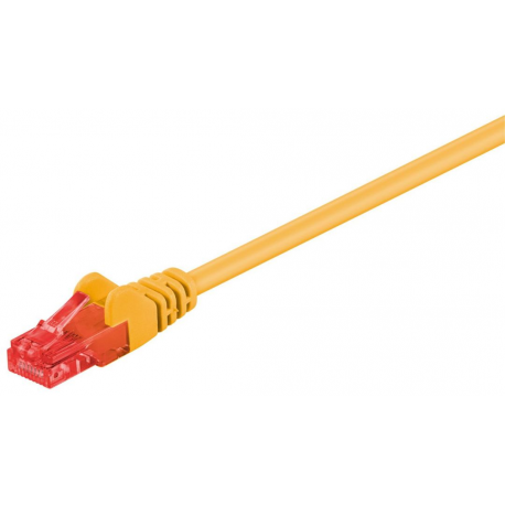 MicroConnect - Network cable - RJ-45 (M) to RJ-45 (M) - 1 m - UTP - CAT 6 - yellow - 0