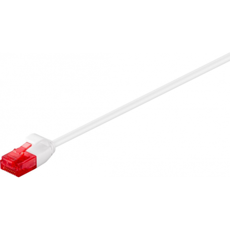 MicroConnect - Network cable - RJ-45 (M) to RJ-45 (M) - 10 m - UTP - CAT 6 - stranded - white - 0