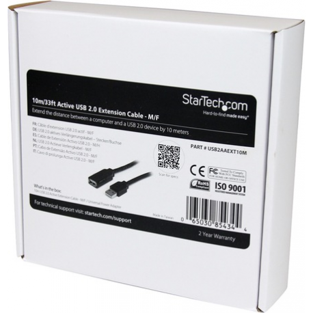 USB2.0 Extension A-A 0,1m M-F - 2