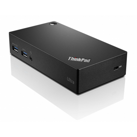 Lenovo ThinkPad USB 3.0 Ultra Dock - Docking station - USB - HDMI - GigE - 45 Watt - Italy - 0