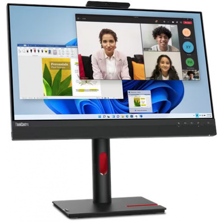 Lenovo ThinkCentre Tiny-in-One 24 Gen 5 - LED monitor - 23.8" (23.8" viewable) - 1920 x 1080 Full HD (1080p) @ 60 Hz - IPS - 250 cd / m² - 1000:1 - 4 ms - HDMI, DisplayPort - speakers - raven black - 0