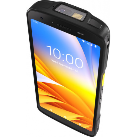 Zebra TC27 - Data collection terminal - rugged - Android - 64 GB - 6" colour (1080 x 2160) - rear camera + front camera - barcode reader - (2D imager) - USB host - microSD slot - NFC, Bluetooth, Wi-Fi 6 - 5G - TAA Compliant - 3