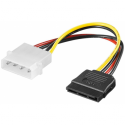 MicroConnect - Power adapter - 4 PIN internal power (M) to SATA power (M)