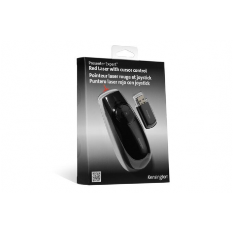 Kensington Presenter Expert Red Laser with Cursor Control - Presentation remote control - RF - black - 12
