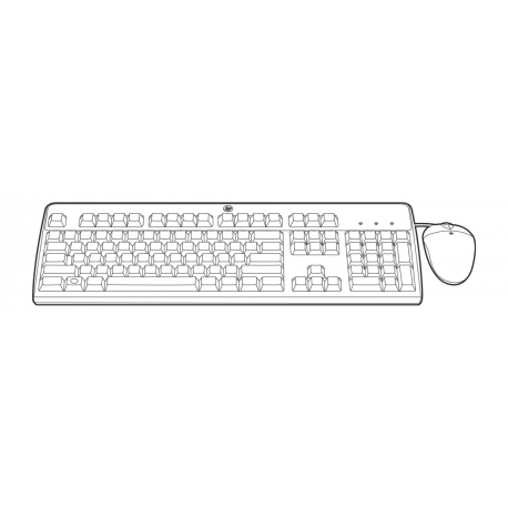 Usb Fin Keyboard/Mouse - 0