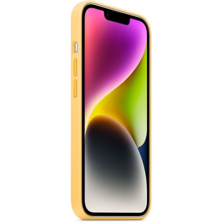 Apple - Back cover for mobile phone - MagSafe compatibility - FineWoven - black - for iPhone 15 Plus - 2