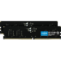 Crucial - DDR5 - kit - 16 GB: 2 x 8 GB - DIMM 288-pin - 5600 MHz  /  PC5-44800 - CL46 - 1.1 V - unbuffered - on-die ECC - black