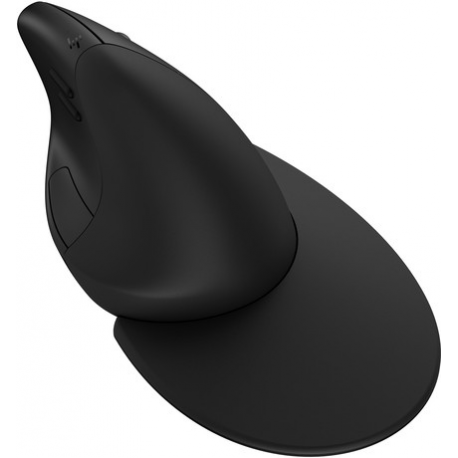 HP 925 - Vertical mouse - ergonomic - 6 buttons - wireless - 2.4 GHz, Bluetooth 5.3 - USB wireless receiver - black - 100% paper-based packaging - 4