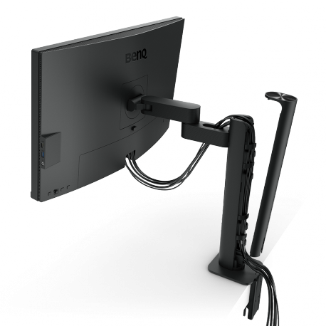 BenQ PD2705UA - LED monitor with KVM switch - 27" - 3840 x 2160 4K @ 60 Hz - IPS - 250 cd/m² - 1200:1 - HDR10 - 5 ms - HDMI, DisplayPort, USB-C - speakers - 4