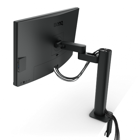 BenQ PD2705UA - LED monitor with KVM switch - 27" - 3840 x 2160 4K @ 60 Hz - IPS - 250 cd/m² - 1200:1 - HDR10 - 5 ms - HDMI, DisplayPort, USB-C - speakers - 5