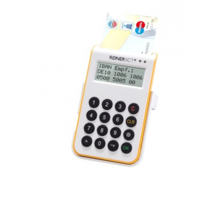 ReinerSCT cyberJack one - SMART card reader - USB 2.0 - white, yellow - 1