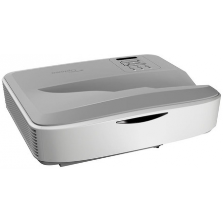 Optoma ZU500USTE - DLP projector - laser - 3D - 5000 lumens - WUXGA (1920 x 1200) - 16:10 - 1080p - ultra short-throw lens - LAN - 1