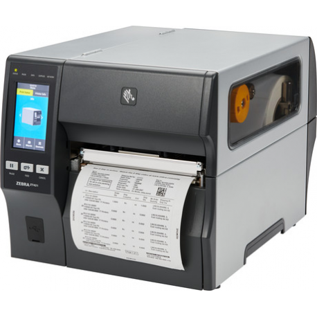 Restricted only USA TT Printer ZT421_ 6_, 203 dpi, US Cord, Serial, USB, 10/100 Ethernet, Bluetooth 4.2/MFi, USB Host, Wireless  - 2