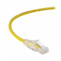 Black Box Slim-Net - Patch cable - RJ-45 (M) to RJ-45 (M) - 91.4 cm - UTP - CAT 6 - booted, molded, stranded - yellow