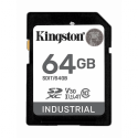 Kingston Industrial - Flash memory card - 64 GB - A1  /  Video Class V30  /  UHS-I U3  /  Class10 - microSDXC UHS-I