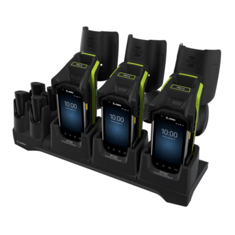 RFD90, 3 Device Slots/4 Toaster Slots, Charge Only Cradle with support for TC21/26. Requires Power Supply  PWR-BGA12V108W0WW , D - 1