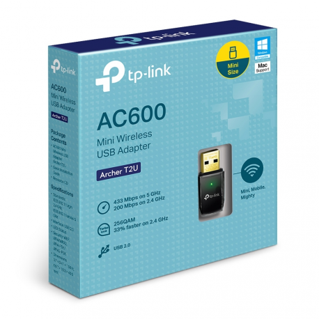 TP-Link Archer T2U - V3 - network adapter - USB 2.0 - 802.11ac - 7