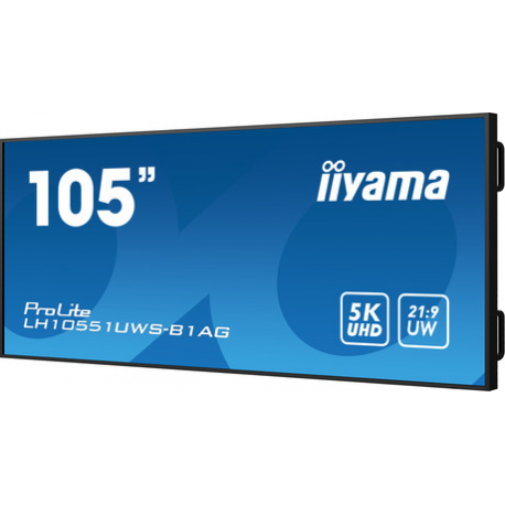 iiyama ProLite LH10551UWS-B1AG - 105" Diagonal Class (104.7" viewable) LED-backlit LCD display - digital signage - 5K UHD (2160p) 5120 x 2160 - black - 2