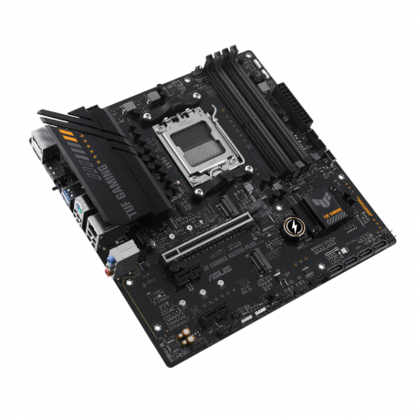 ASUS TUF GAMING A620M-PLUS - Motherboard - micro ATX - Socket AM5 - AMD A620 Chipset - USB 3.1 Gen 1, USB-C 3.2 Gen 1 - 2.5 Gigabit LAN - onboard graphics (CPU required) - HD Audio (8-channel) - 10