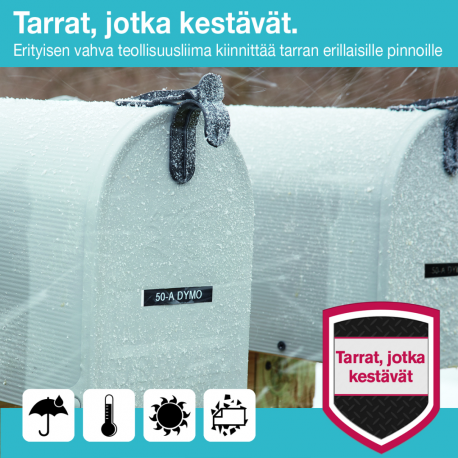 DYMO D1 - Self-adhesive - black on orange - Roll (1.2 cm x 3 m) 1 cassette(s) label tape - for LabelMANAGER 100, 150, 160, 200, 210, 220, 260, 280, 300, 360, 420, 450; MobileLabeler - 20