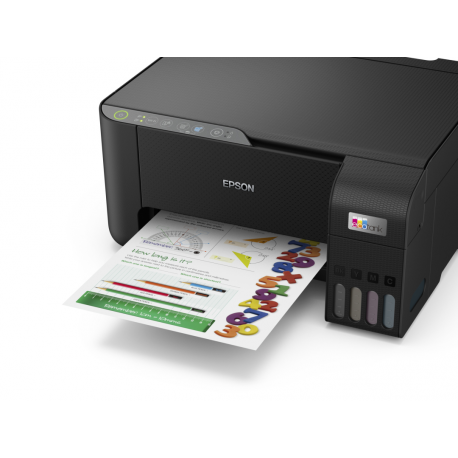 Epson EcoTank ET-2815 - Multifunction printer - colour - ink-jet - refillable - A4 (media) - up to 10 ppm (printing) - 100 sheets - USB, Wi-Fi - black - 34