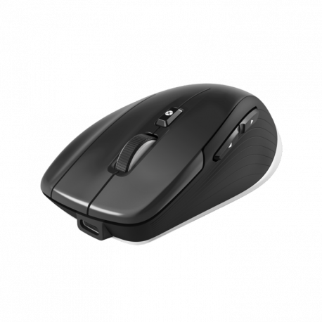 3Dconnexion CadMouse Compact - Mouse - ergonomic - optical - 7 buttons - wireless, wired - USB, Bluetooth, 2.4 GHz - 2