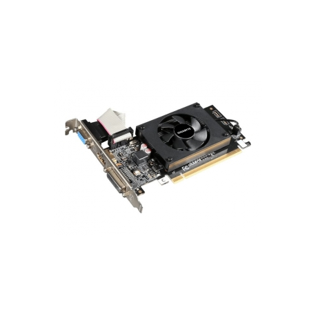 Gigabyte GV-N710D3-2GL - Graphics card - GF GT 710 - 2 GB DDR3 - PCIe 2.0 x8 low profile - DVI, D-Sub, HDMI - 1