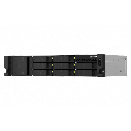 QNAP TS-864eU-RP - NAS server - 8 bays - rack-mountable - SATA 6Gb / s - RAID 0, 1, 5, 6, 10, 50, JBOD, 60 - RAM 8 GB - Gigabit Ethernet / 2.5 Gigabit Ethernet - iSCSI support - 2U - 2