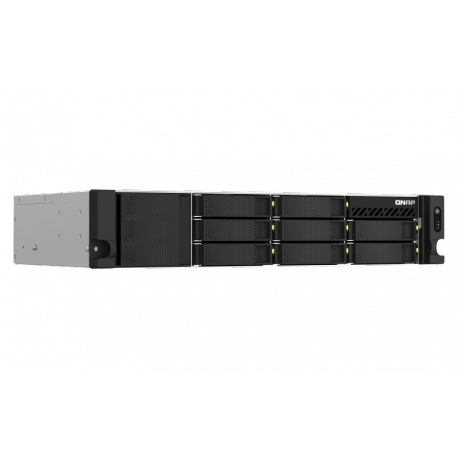 QNAP TS-864eU-RP - NAS server - 8 bays - rack-mountable - SATA 6Gb / s - RAID 0, 1, 5, 6, 10, 50, JBOD, 60 - RAM 8 GB - Gigabit Ethernet / 2.5 Gigabit Ethernet - iSCSI support - 2U - 3