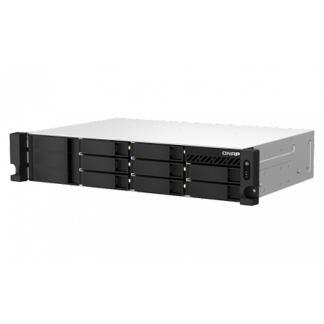 QNAP TS-864eU-RP - NAS server - 8 bays - rack-mountable - SATA 6Gb / s - RAID 0, 1, 5, 6, 10, 50, JBOD, 60 - RAM 8 GB - Gigabit Ethernet / 2.5 Gigabit Ethernet - iSCSI support - 2U - 4