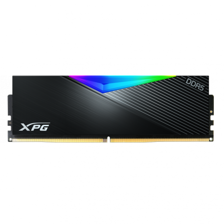 XPG LANCER RGB - DDR5 - kit - 64 GB: 2 x 32 GB - DIMM 288-pin - 6000 MHz / PC5-48000 - CL30 - 1.35 V - unbuffered - on-die ECC - black - 5