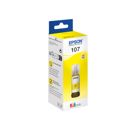 Epson EcoTank 107 - 70 ml - yellow - original - ink refill - for EcoTank ET-18100 - 4