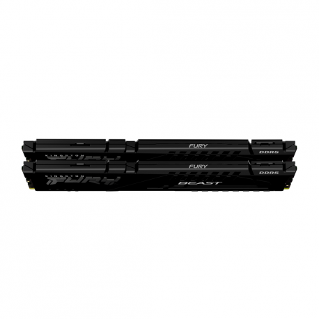 Kingston FURY Beast - DDR5 - kit - 64 GB: 2 x 32 GB - DIMM 288-pin - 6000 MHz  /  PC5-48000 - CL36 - 1.35 V - unbuffered - on-die ECC - 9