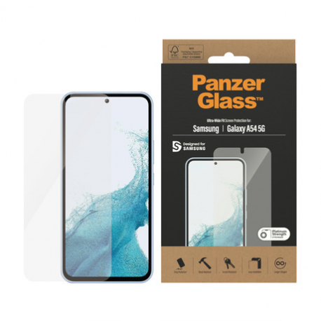 PanzerGlass - Screen protector for mobile phone - glass - for Samsung Galaxy A54 5G - 6