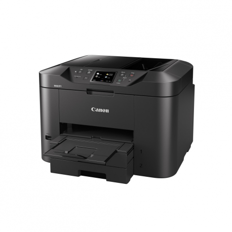 Canon MAXIFY MB2750 - Multifunction printer - colour - ink-jet - A4 (210 x 297 mm), Legal (216 x 356 mm) (original) - A4 / Legal (media) - up to 22 ppm (copying) - up to 24 ipm (printing) - 500 sheets - 33.6 Kbps - USB 2.0, LAN, Wi-Fi(n), USB host - 8
