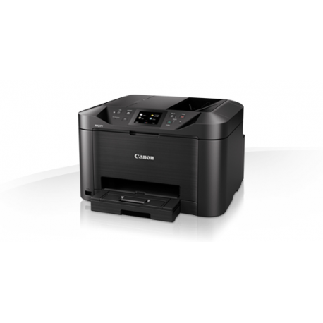Canon MAXIFY MB5150 - Multifunction printer - colour - ink-jet - A4 (210 x 297 mm), Legal (216 x 356 mm) (original) - A4 / Legal (media) - up to 22 ppm (copying) - up to 24 ipm (printing) - 250 sheets - 33.6 Kbps - USB 2.0, LAN, Wi-Fi(n), USB host - 6
